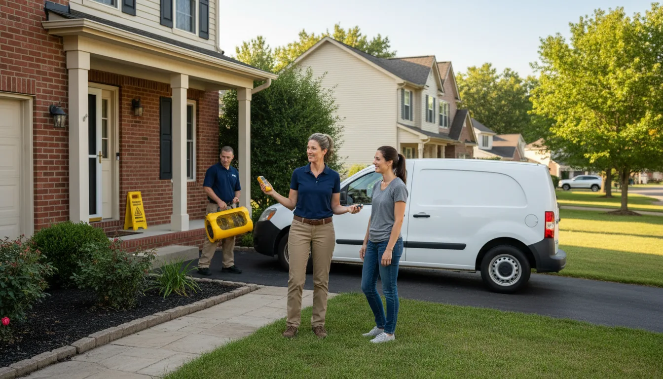 Water restoration image for Home Water Damage Repair in Bigelow, AR